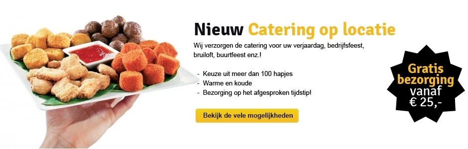 Nieuw catering op locatie